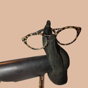 Bruno Chaussignand Julep Marble Brown Eyeglass Frame Paris France Vision